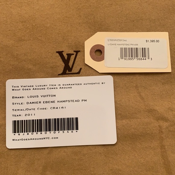 Louis Vuitton Damier Ebene Hampstead PM w/Dust Bag - Picture 14 of 16